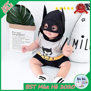Bộ Cotton Siêu Nhân Cho Bé Trai Siêu Yêu