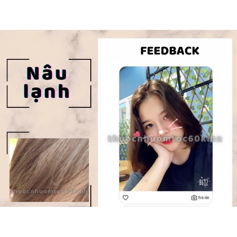 Thuốc nhuộm màu nâu lạnh kèm trợ dưỡng găng tay thuocnhuomtoc60k.hanoi | BigBuy360 - bigbuy360.vn