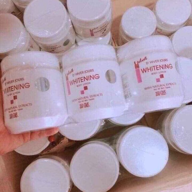 Kem dưỡng trắng da Velvet thái lan 350g Velvet D'HIVER JOURS WHITENING BODY LOTION