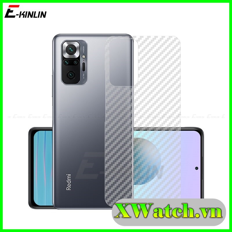 Miếng dán Carbon Xiaomi Redmi 10 K40 pro k20 pro K30 pro Note 9s Redmi 9/9a/9c redmi note 10 4g 5g note 10 pro Mi 11 ...