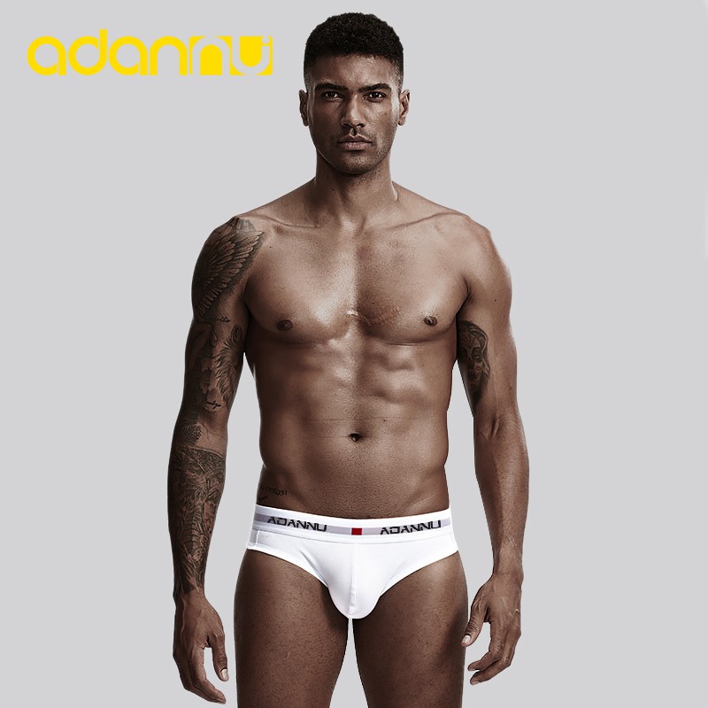 Quần lót boxer cotton chữ U có 5 màu cho nam Ad44