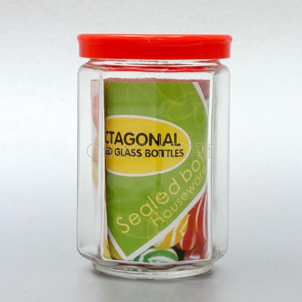 Bộ 5 Hũ Thủy Tinh Đựng Gia Vị Tiện Lợi