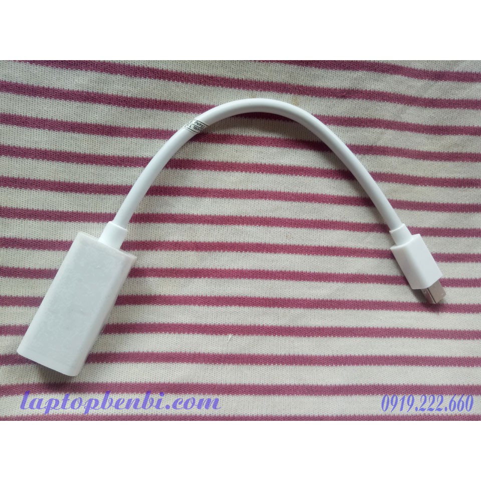 Cáp Mini Displayport To HDMI dùng để xuất hình ảnh từ laptop ra tivi
