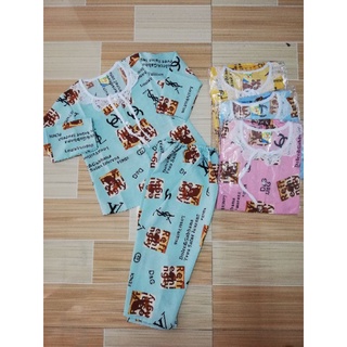 Đồ bộ lụa dài tay bé gái🌞🌞Đồ bộ lụa bé gái size 16-20kg