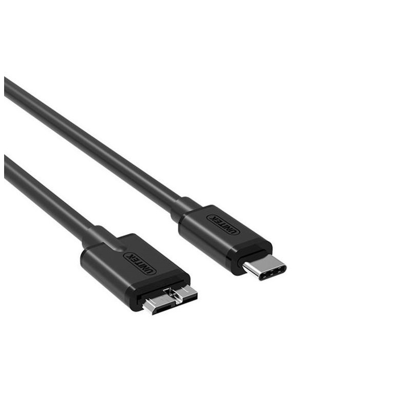 Cáp Sạc USB Type-C Sang Micro-B Cao Cấp, UNITEK Y-C475BK Chính Hãng