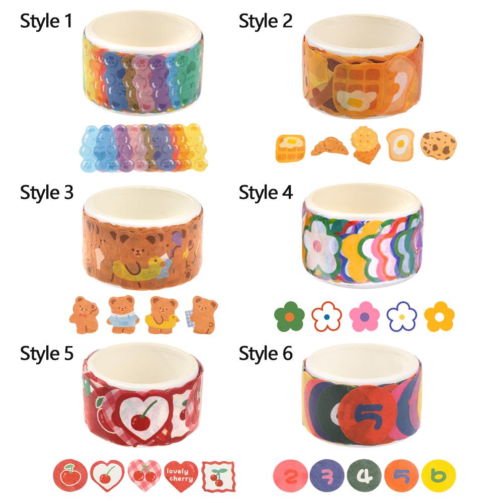 PISTA Cuộn Băng Keo Dán Trang Trí Sổ Tay DIY