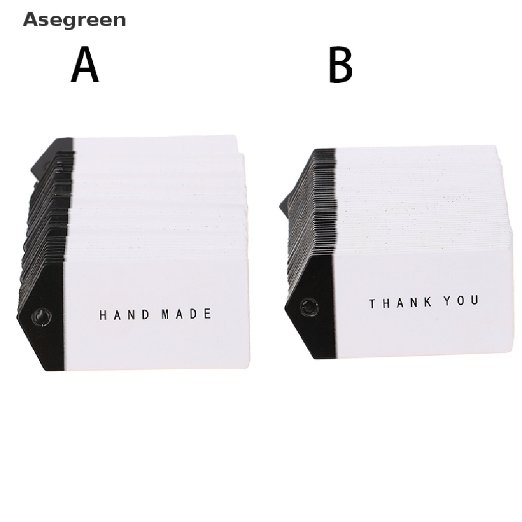 Bộ 100 Nhãn Giấy kraft Nhiều Màu Sắc Dùng Trang Trí DIY