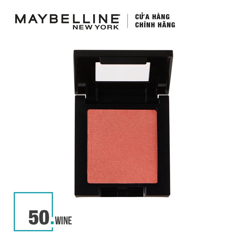 Phấn Má Hồng Maybelline Màu Đỏ Rượu 50 Wine 4.5g Fit Me Mono Blush