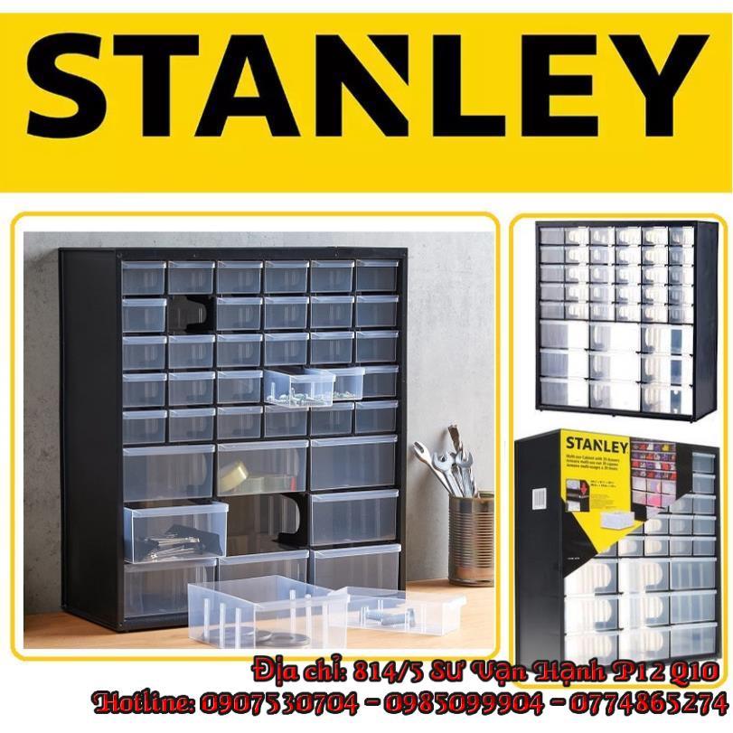 Tủ Stanley 1-93-981 Locker Đồ Nghề 39 Ngăn Chứa To Nhỏ - Kệ Treo Tường Đựng Linh Kiện,Mũi Khoan, DIY