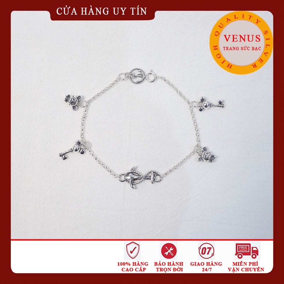 Lắc tay bạc thái thiết kế- Mã sản phẩm VENUSV28