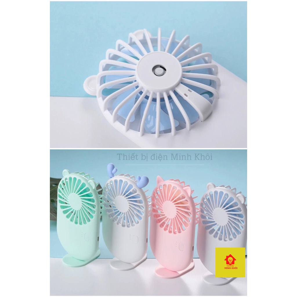 quạt tích điện mini cầm tay sạc điện