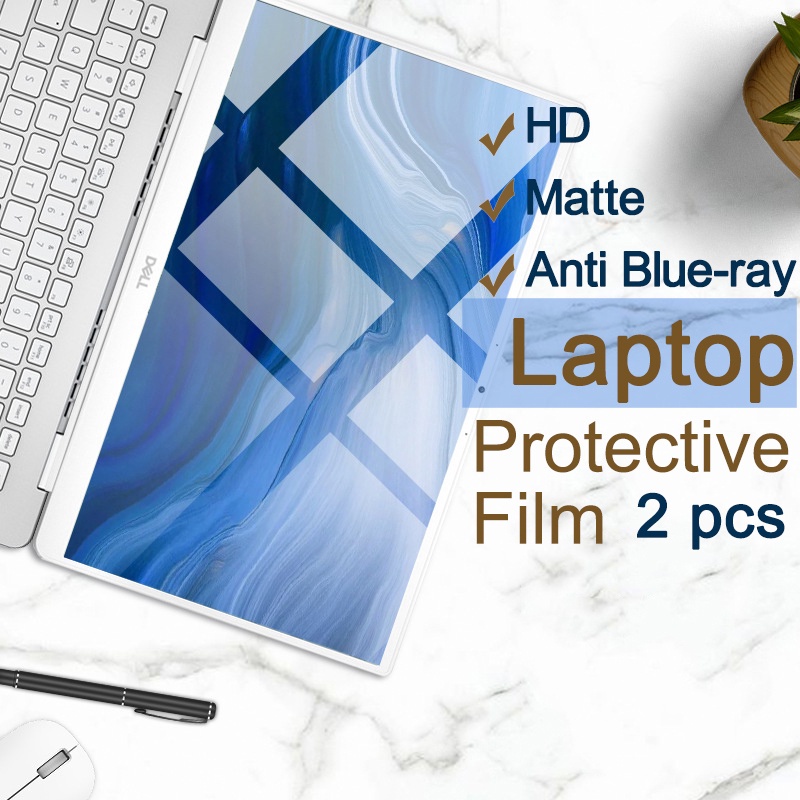 Set 2 Miếng Dán Bảo Vệ Màn Hình Laptop 13.3 "14" 15.6 "Inch Chống Ánh Sáng Xanh