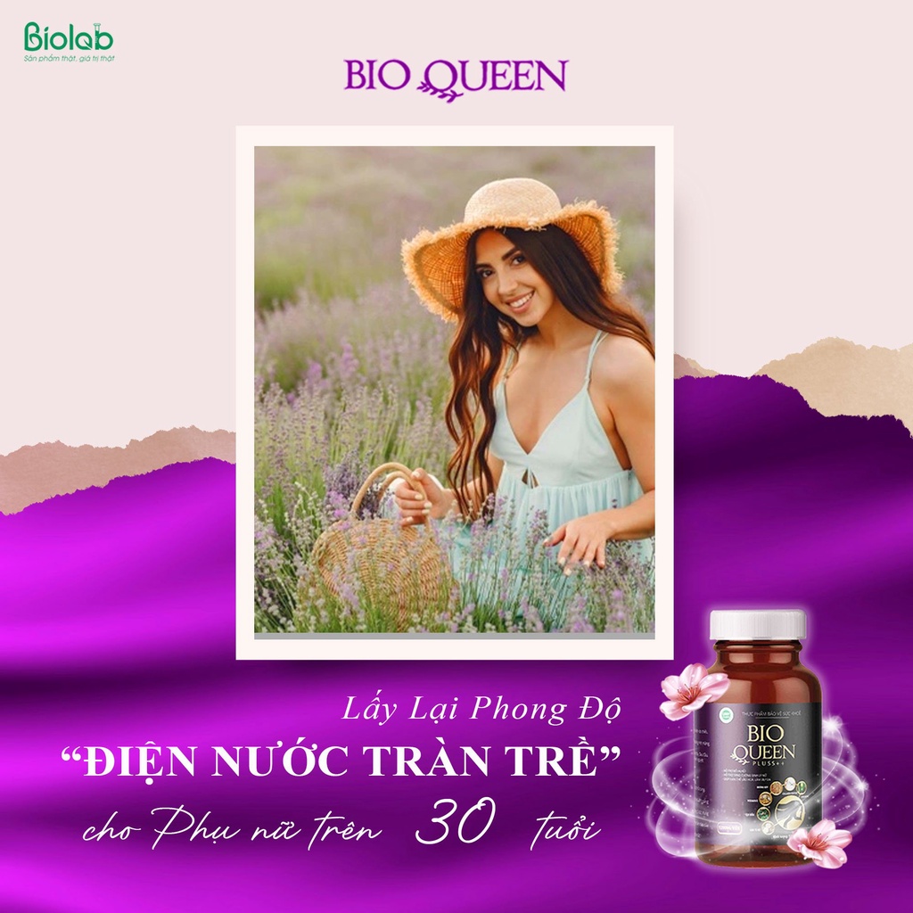 Nội tiết Bioqueen plus ++ hồi xuân cho chị em phụ nữ DƯỢC BIOLAB