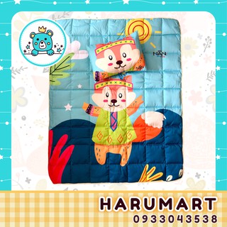 Bộ nệm gối 2in1 cho bé yêu đi học hoặc đi du lịch gọn nhẹ