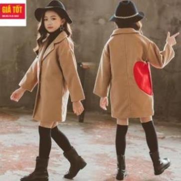 Áo khoác dạ bé gái (3 - 12 tuổi) ☑️ áo khoác bé gái 12 tuổi (3 - 12 tuổi) ☑️ Thời trang cho bé gái 13 tuổi