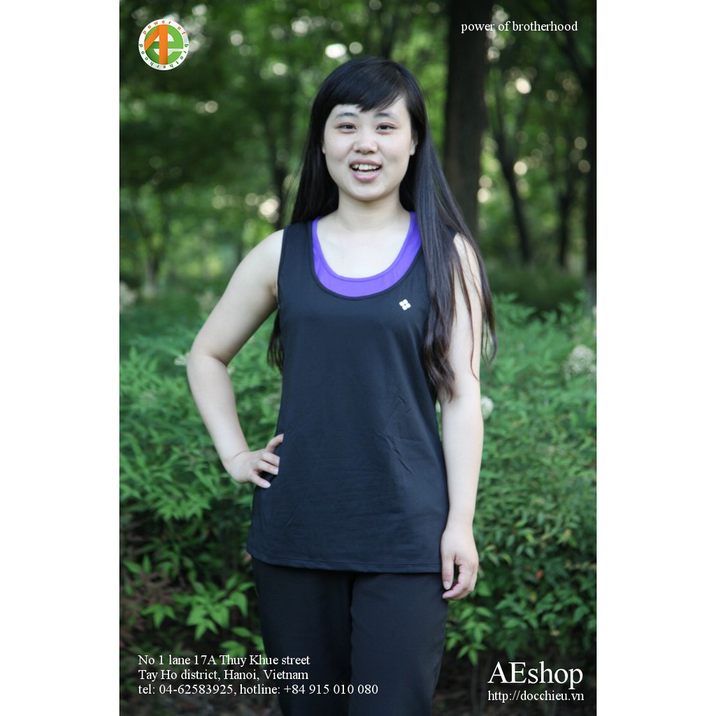 áo tập yoga nữ áo chạy bộ đạp xe,tập thể dục, tenis, cầu lông