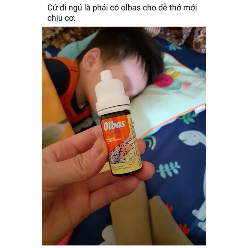 Dầu xông ngạt mũi Olbas