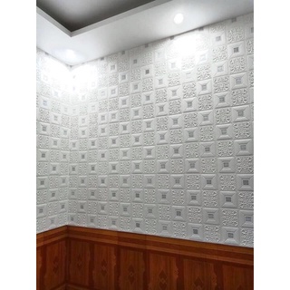 Xốp dán tường Hoa Văn Tim