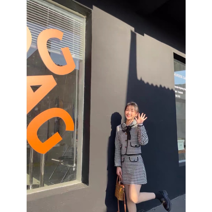 et dạ TWEET 2 chi tiết xanh ngọc hàng thiết kế- Áo vest croprop | BigBuy360 - bigbuy360.vn