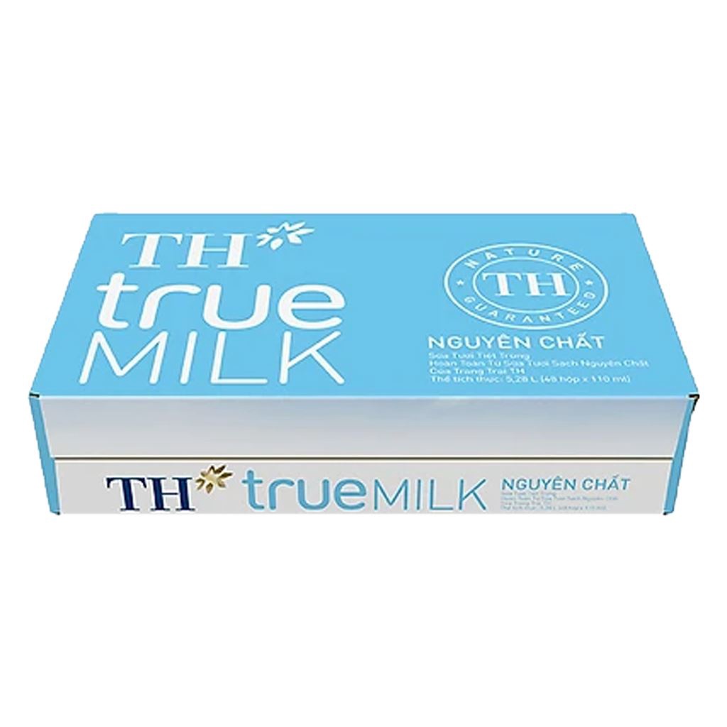 THÙNG 48 HỘP 110ML SỮA TƯƠI TIỆT TRÙNG TH TRUE MILK (48 hộp x 110ml)