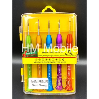 Bộ tô vít SHENG WEI TOOL 5 cây mở full iP- Samsung