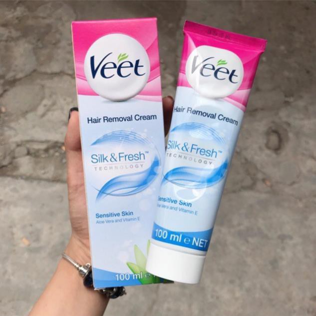 [ Chuẩn Chính Hãng ] Kem Tẩy Lông Veet Pháp 100ml Lớn