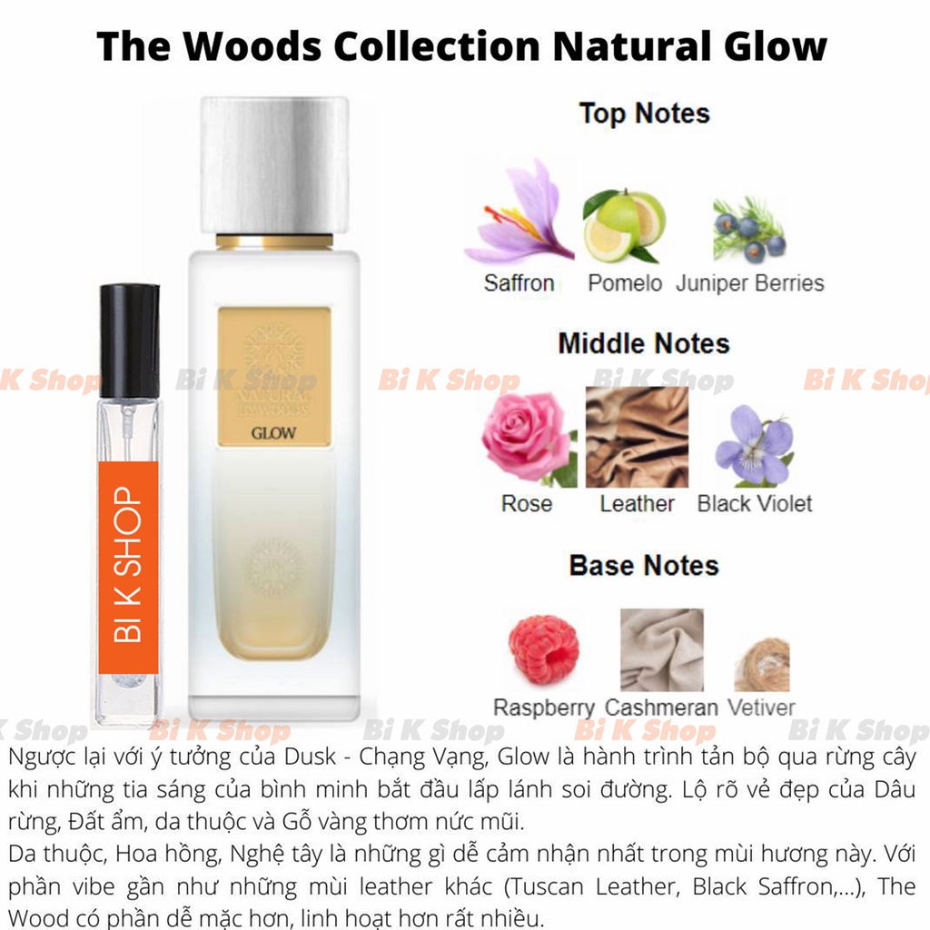 Bi K Shop - Nước hoa Glow The Woods Collection [Mẫu thử]