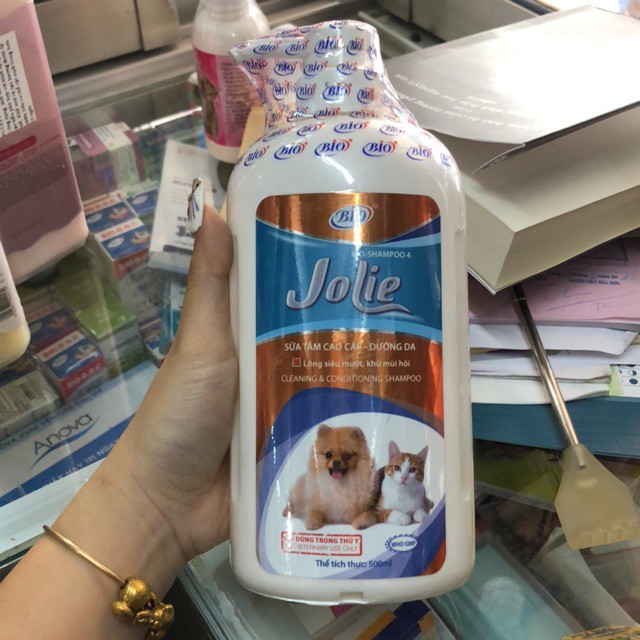 Sữa tắm chó mèo Bio jolie 500ml dưỡng da / mượt lông / khử mùi hôi - Jpet Shop