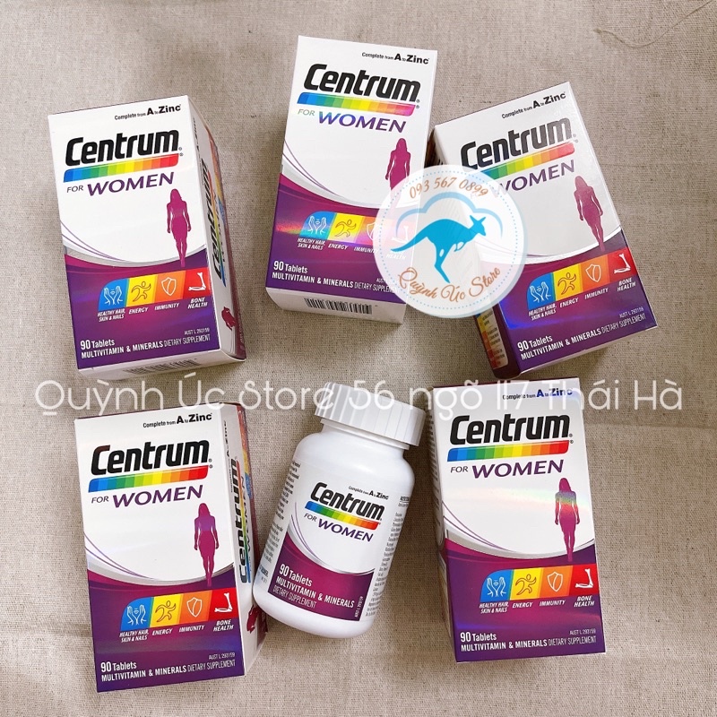 Vitamin tổng hợp nam nữ Centrum | Thế Giới Skin Care