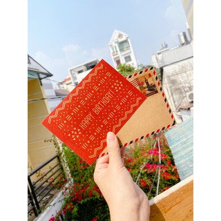 [bán sỉ] - thiệp chúc mừng sinh nhật - bộ 10 cái