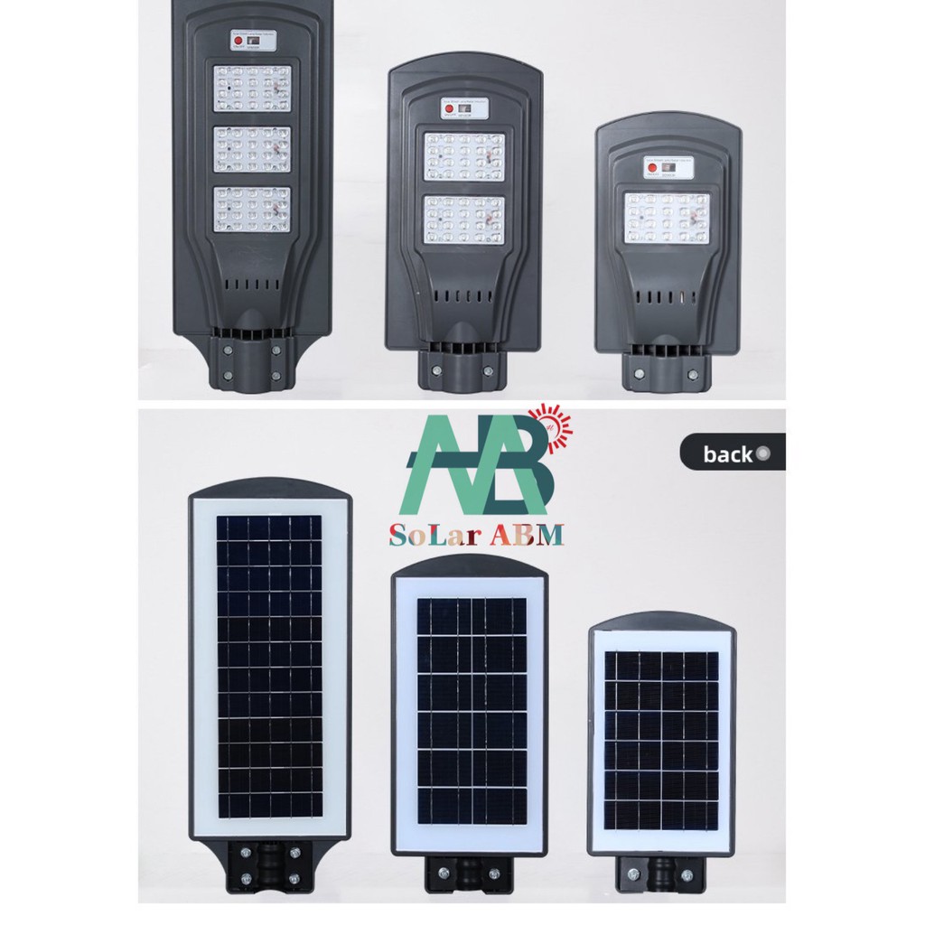 150W Đèn Đường Tấm Pin Liền Thể Năng Lượng Mặt Trời , Cảm Biến Chuyển Động , IP67 Chống Nước ABM Solar