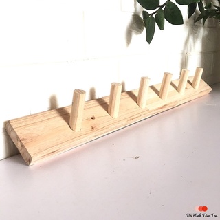 [XẢ HÀNG] Thanh gỗ thông dài 10cm (8 10 12 15 20 25 30 40 50) làm macrame, trang trí handmade
