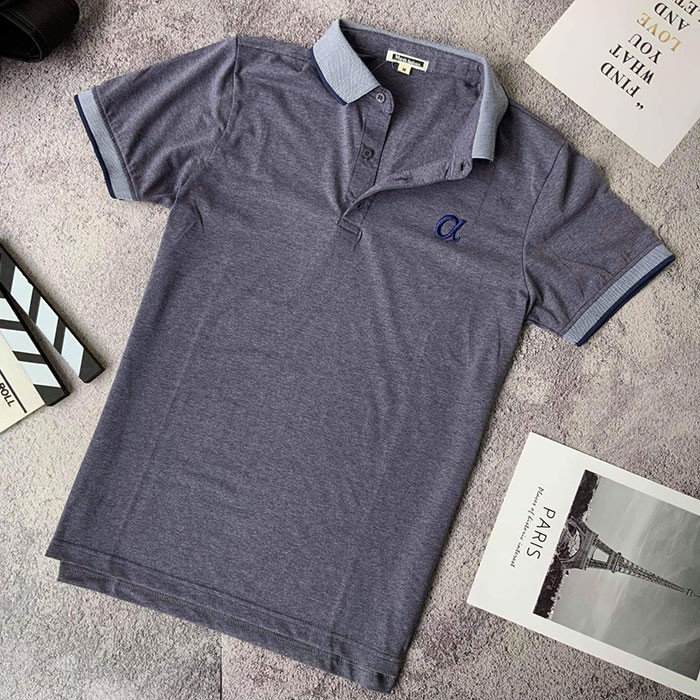 [XẢ KHO] Áo polo nam trơn phối viền tay ngắn ALPHA cao cấp RCP021A - áo thun nam đẹp form rộng Riooshop | BigBuy360 - bigbuy360.vn