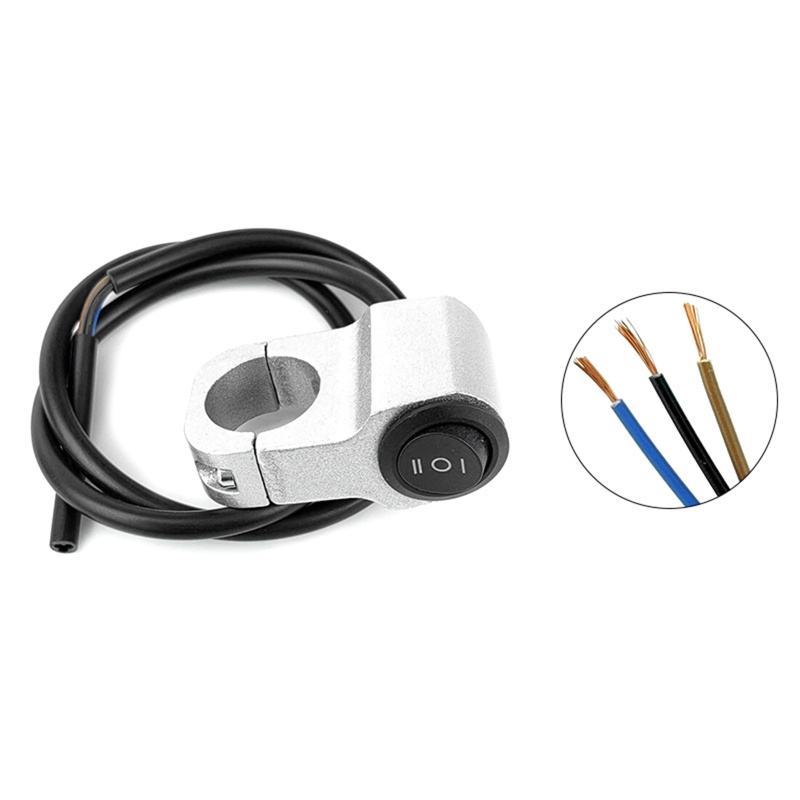 Công Tắc Đèn Phá Sương Mù Gắn Tay Lái Xe Máy ATV 22mm 7 8in