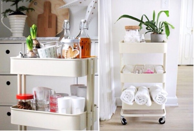 KỆ ĐA NĂNG 3 TẦNG IKEA ( CÓ BÁNH XE) | BigBuy360 - bigbuy360.vn