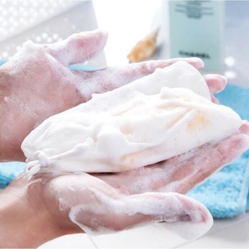 Lưới Tạo Bọt Đựng Xà Phòng Tiện Lợi 2 lớp nhỏ gọn mang đi du lịch SIGO