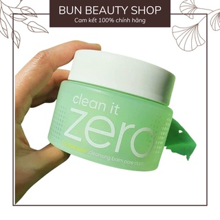 Sáp tẩy trang BANILA CO Clean it Zero Cleansing Balm Pore Clarifying ( Xanh lá ) dành cho da dầu mụn nhạy cảm 100ml