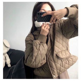 áo phao trần trám cổ lông (giá sale)