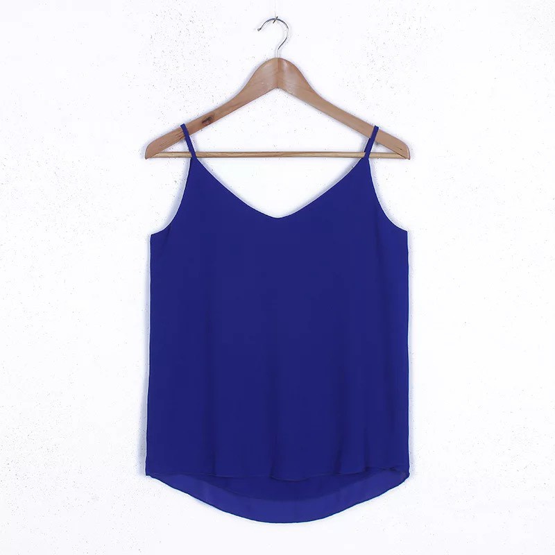 Áo hai dây cổ V sexy vải voan mát dày dặn (Order) | BigBuy360 - bigbuy360.vn