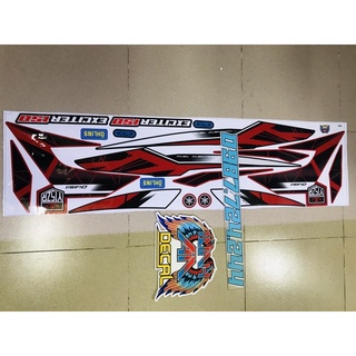 Tem rời exciter 150 zin y15zr 2021 đỏ đen