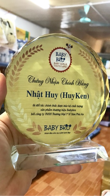 [Mã 267FMCGSALE giảm 8% đơn 500K] [SỈ] Gạc rơ lưỡi Baby Bro Hàn Quốc chứa Xylitol tự nhiên cho bé