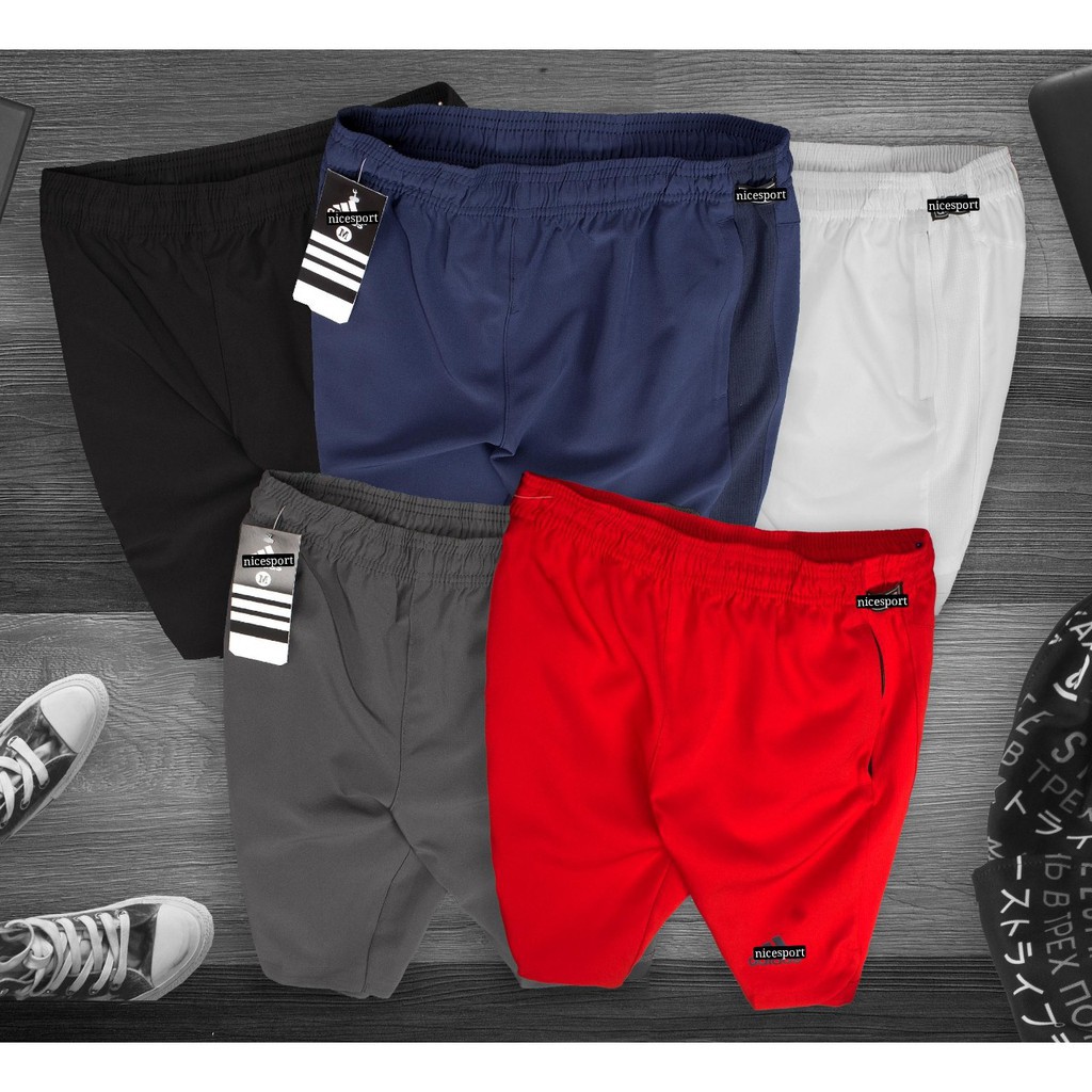 Quần đùi tập gym nam cao cấp hàng vải real hãng ADlDAS - sports men | BigBuy360 - bigbuy360.vn