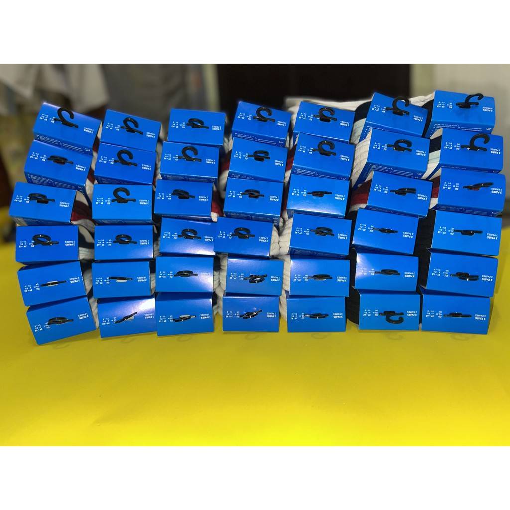 Pack 3 đôi Tất vớ Adidas Tref Ank SCK HC Authentic ĐEN