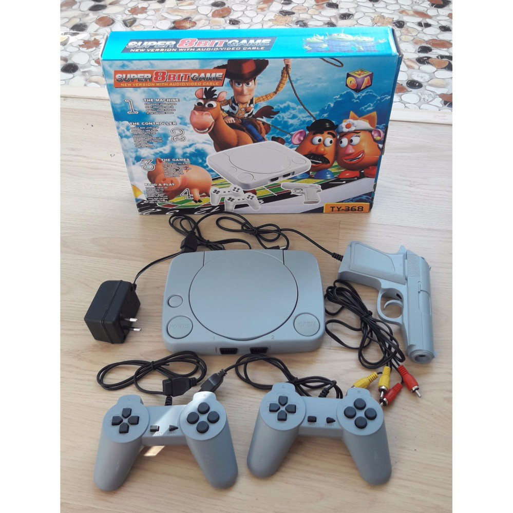 Máy game băng nhựa Super 8 bit kèm băng game tùy chọn