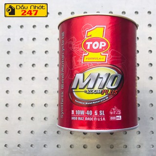 Dầu nhớt top 1 m10 zoom plus 10w40 800ml