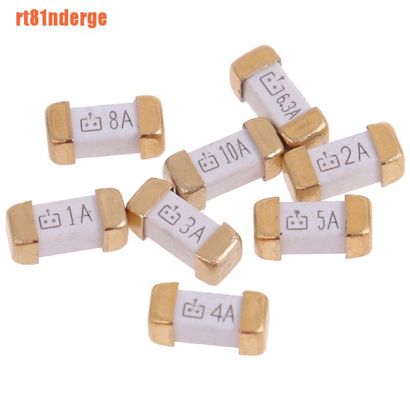Set 10 Cầu Chì Siêu Nhanh 1808 125v 0451 SMD 1a