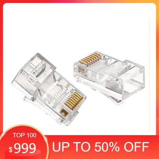 Đầu bấm dây mạng RJ 45 AMP túi 100 hạt