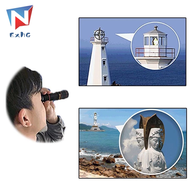 ExhG❤❤❤High quality 12X Zooms Mobile Phone Camera Lens Telephoto Lens External Telescope with Universal Clip @VN