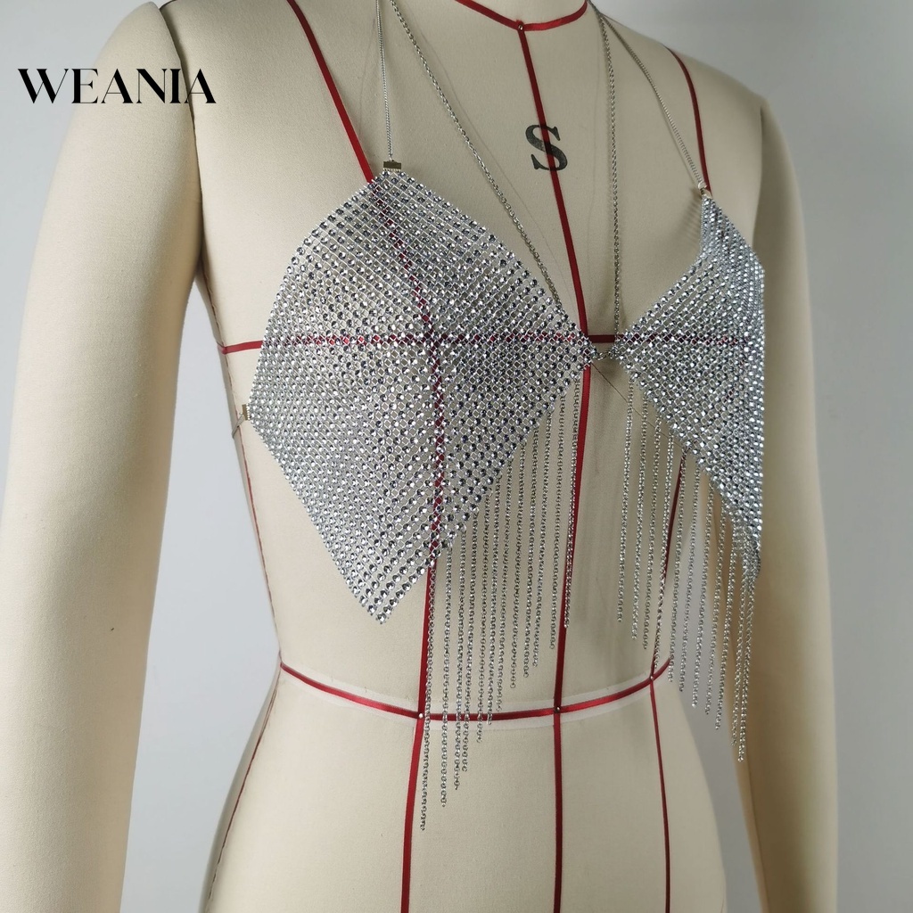 Áo lưới WEANIA hở lưng gợi cảm cho nữ