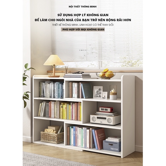 Kệ sách gỗ đa năng Gapi thiết kế siêu thông minh - GP209